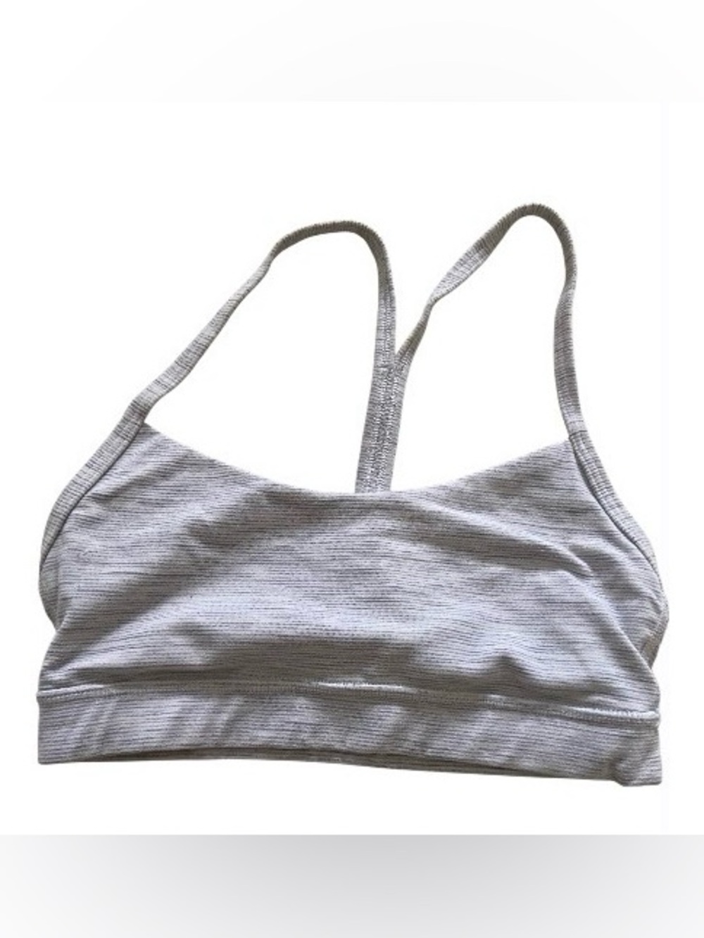 Lululemon sports bra size 4 Seamless Grey- Comfortable Support
